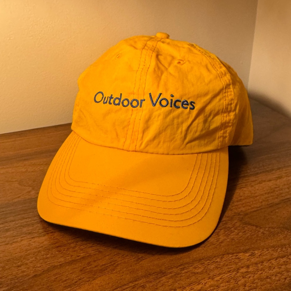 Outdoor Voices Yellow Boston Cap